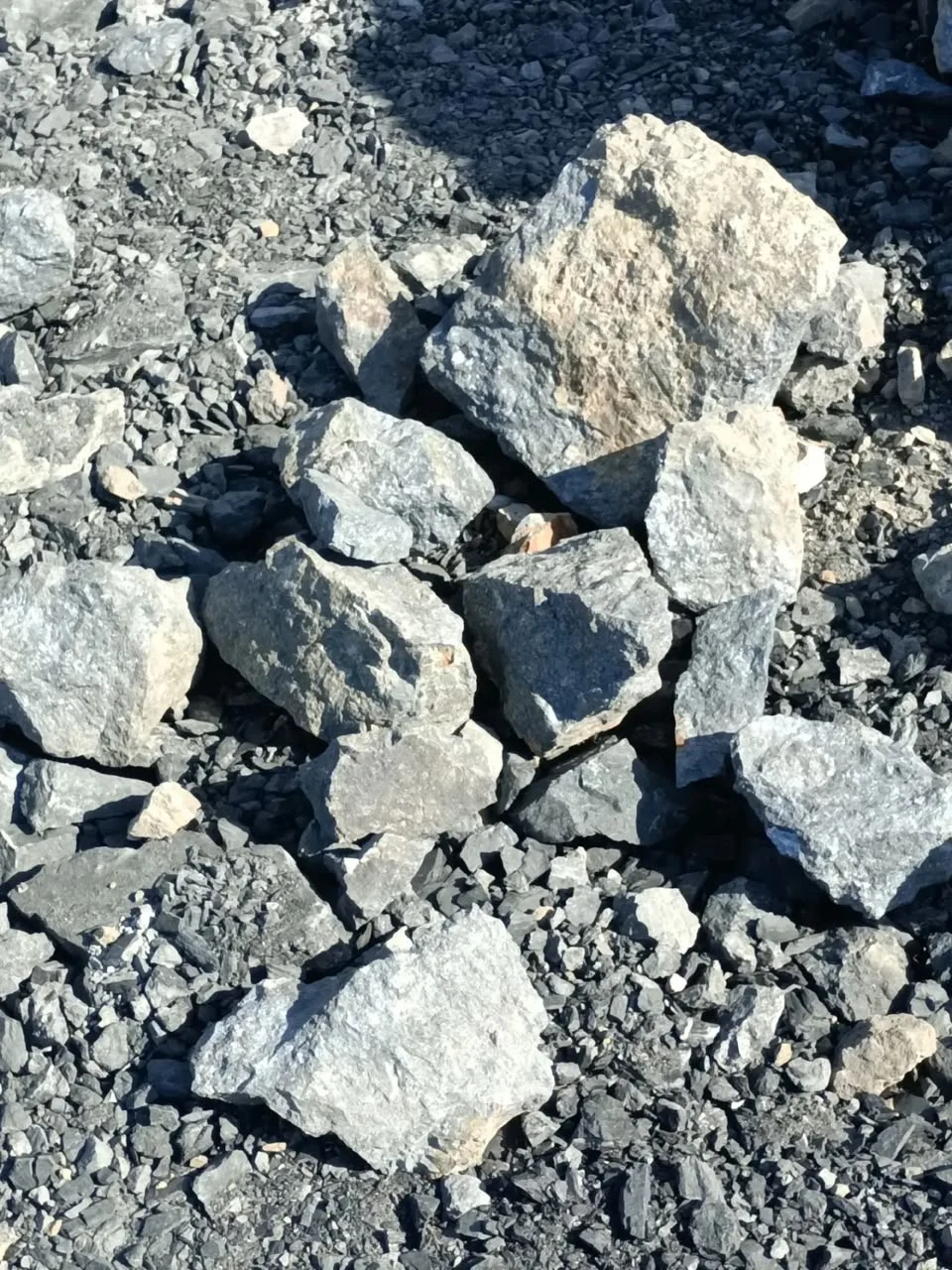 Close-up of mineral raw material